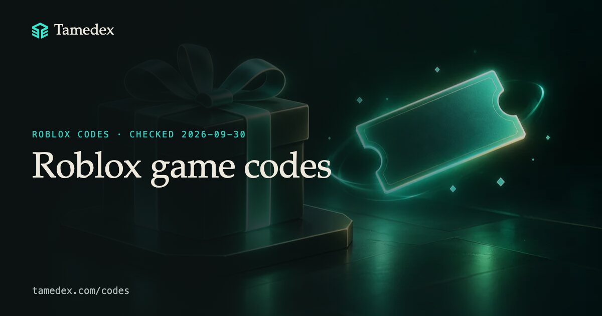 Roblox game codes