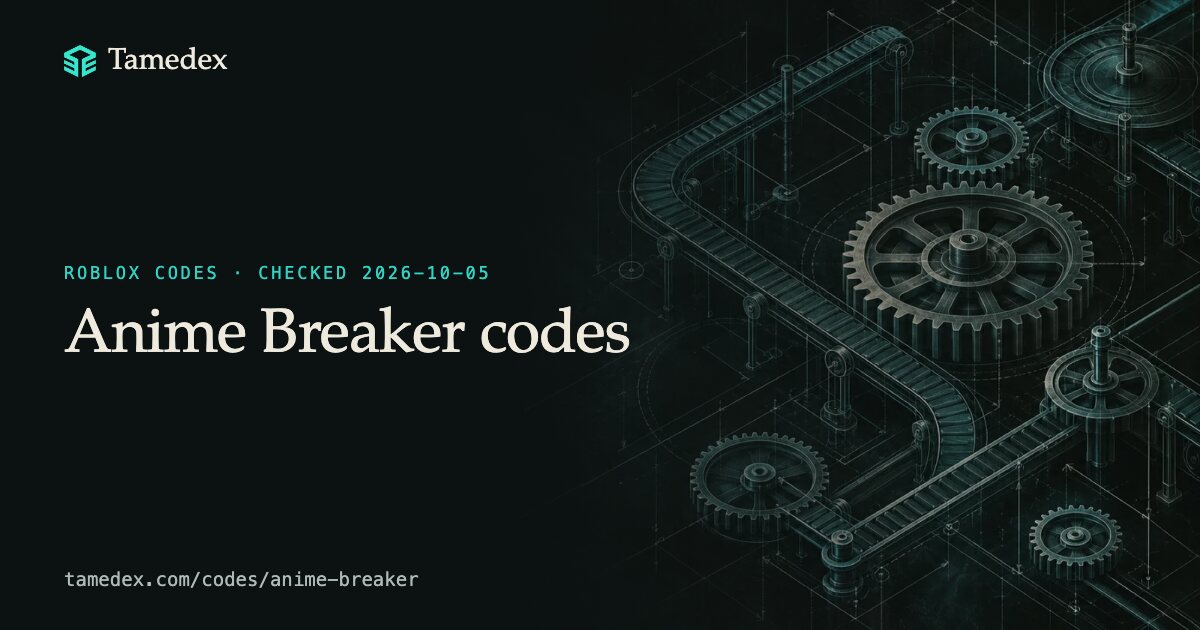 Anime Breaker codes