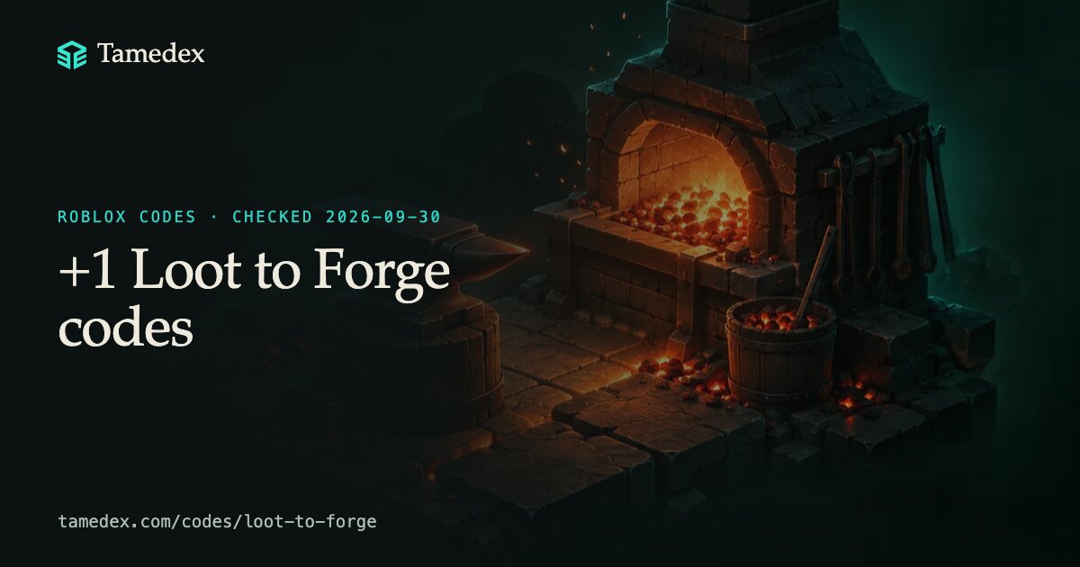+1 Loot to Forge codes