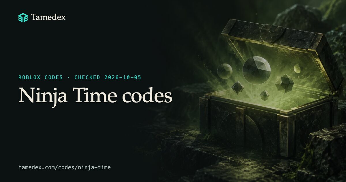 Ninja Time codes