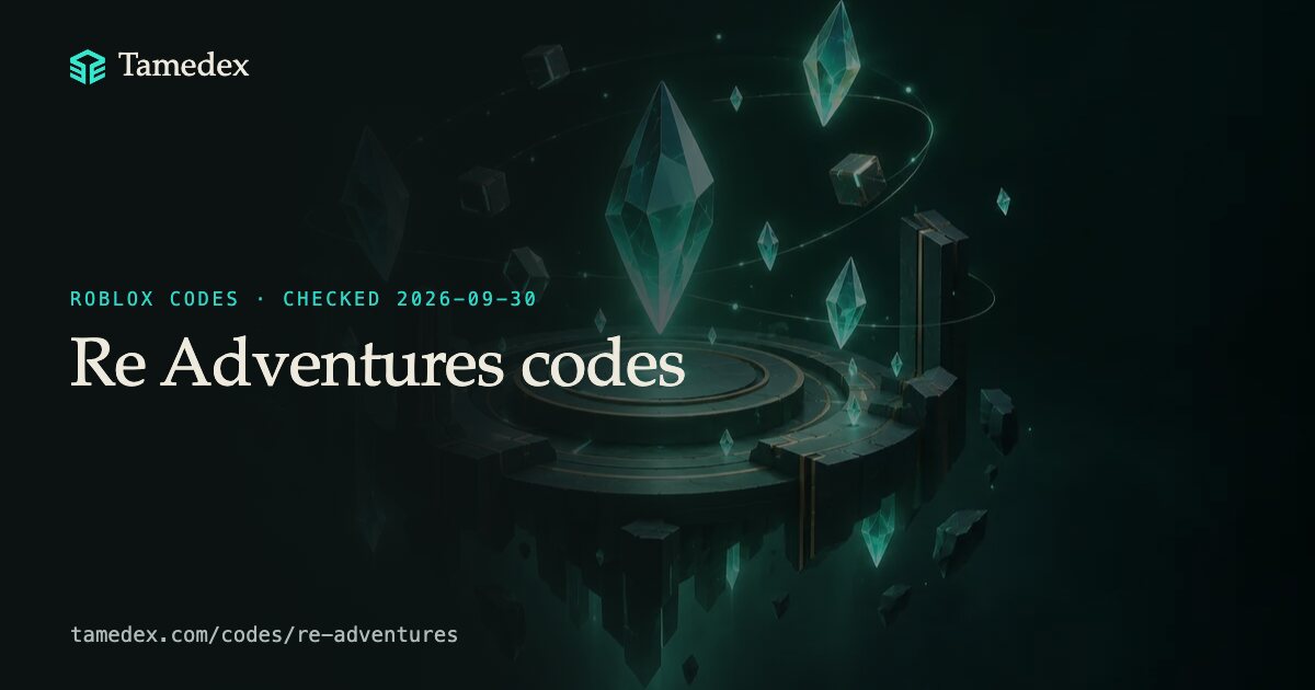 Re Adventures codes
