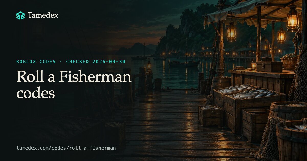 Roll a Fisherman codes